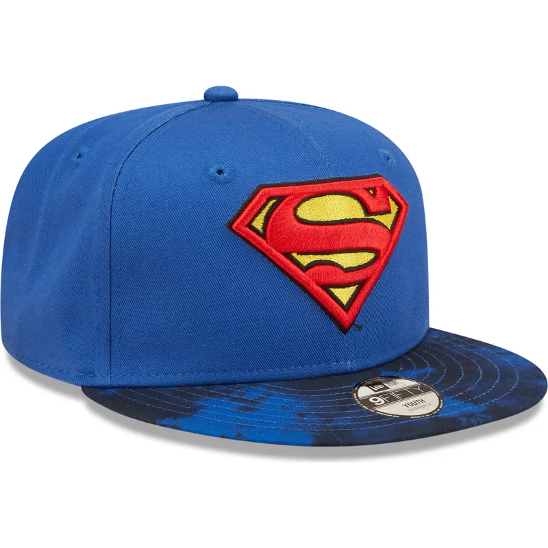 siltovka-rovna-modra-snapback-pre-deti-9fifty-superman-dc-comics-new-era