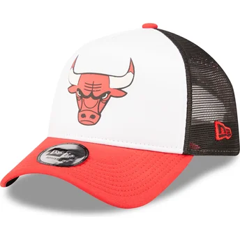cap-zaoblena-red-snapback-a-frame-team-colour-chicago-bulls-nba-new-era