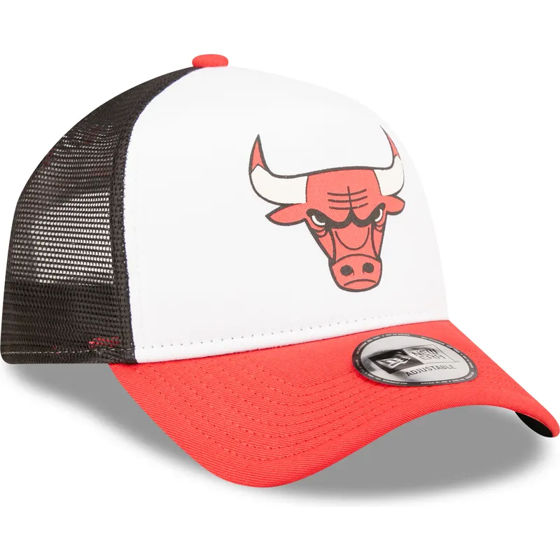 cap-zaoblena-red-snapback-a-frame-team-colour-chicago-bulls-nba-new-era