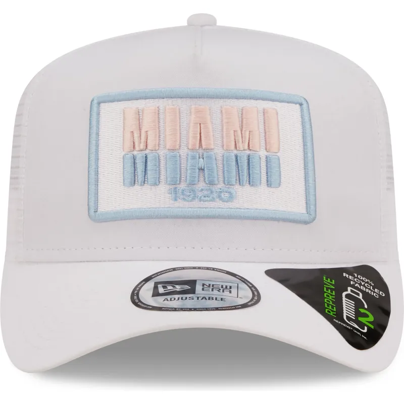 siltovka-zaoblena-biely-snapback-miami-a-frame-repreve-usa-state-new-era