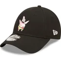 siltovka-zaoblena-cierna-nastavitelny-9forty-spongebob-a-patrick-hviezda-new-era