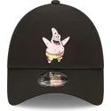 siltovka-zaoblena-cierna-nastavitelny-9forty-spongebob-a-patrick-hviezda-new-era
