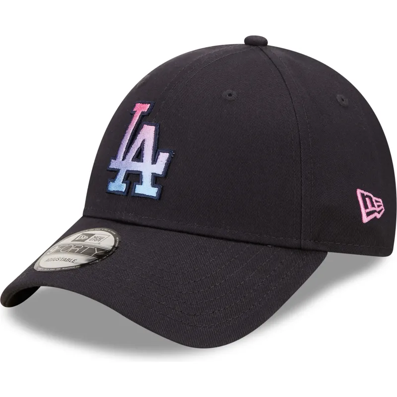 siltovka-zaoblena-tmavomodra-nastavitelny-9forty-gradient-infill-los-angeles-dodgers-mlb-new-era