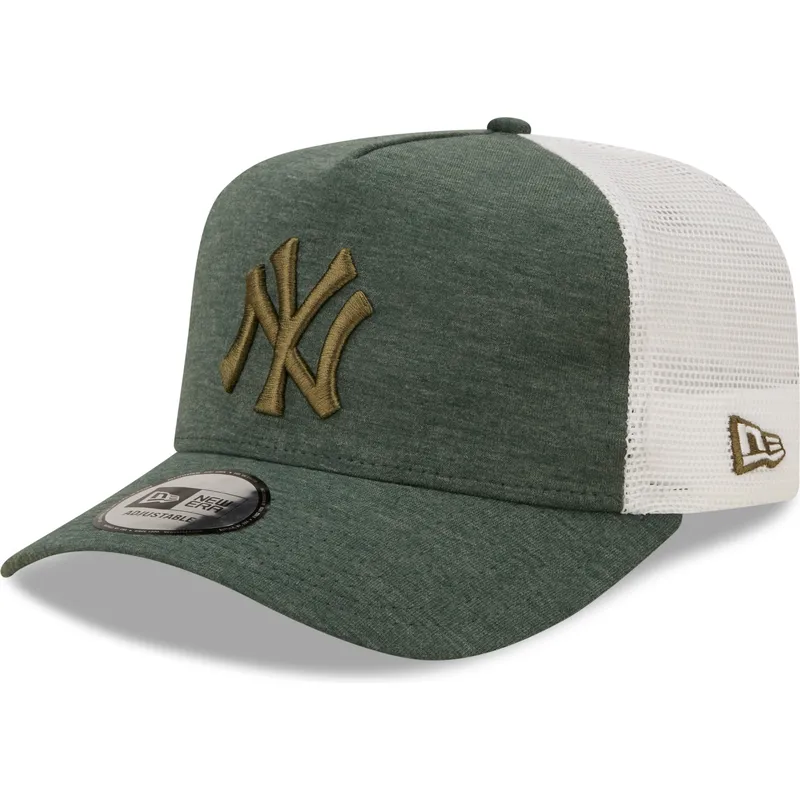 siltovka-zaoblena-zelena-snapback-a-frame-jersey-essential-new-york-yankees-mlb-new-era