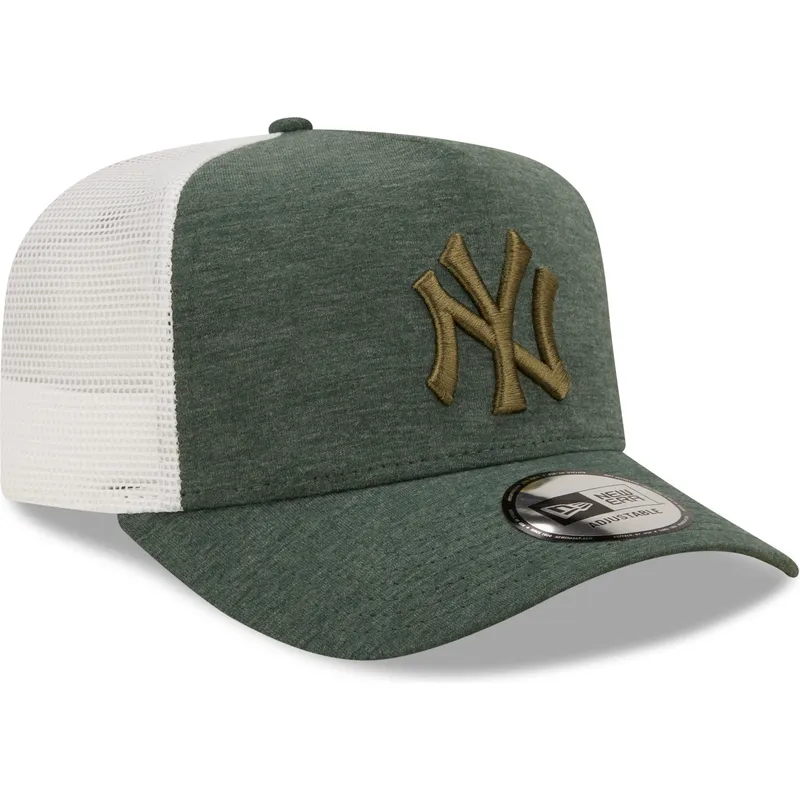 siltovka-zaoblena-zelena-snapback-a-frame-jersey-essential-new-york-yankees-mlb-new-era