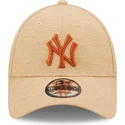 cap-zaoblena-brown-adjustable-strap-9forty-jersey-essential-new-york-yankees-mlb-new-era
