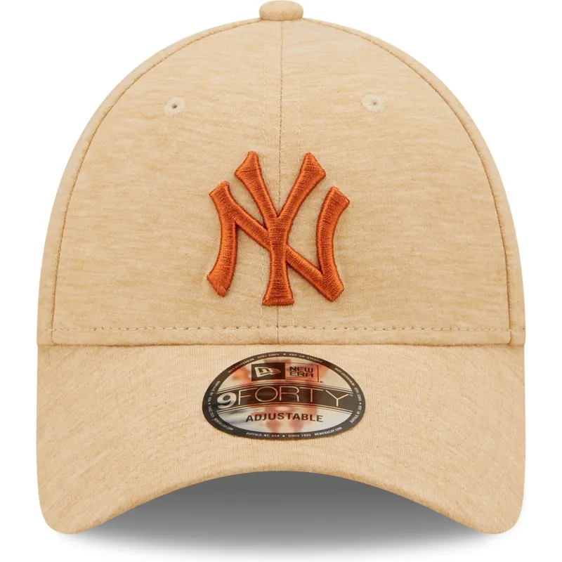 cap-zaoblena-brown-adjustable-strap-9forty-jersey-essential-new-york-yankees-mlb-new-era cap-zaoblena-brown-adjustable-strap-9forty-jersey-essential-new-york-yankees-mlb-new-era