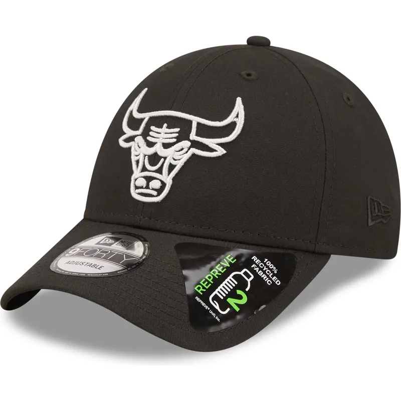 siltovka-zaoblena-cierna-nastavitelny-9forty-repreve-monochrom-chicago-bulls-nba-new-era