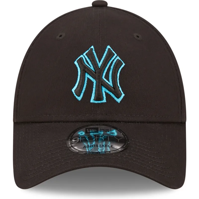 siltovka-zaoblena-cierna-nastavitelny-9forty-neon-outline-new-york-yankees-mlb-new-era