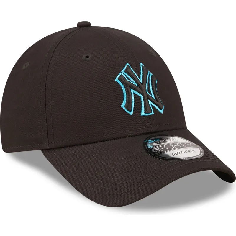 siltovka-zaoblena-cierna-nastavitelny-9forty-neon-outline-new-york-yankees-mlb-new-era