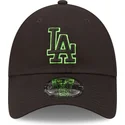 siltovka-zaoblena-cierna-nastavitelny-9forty-neon-outline-los-angeles-dodgers-mlb-new-era