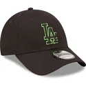 siltovka-zaoblena-cierna-nastavitelny-9forty-neon-outline-los-angeles-dodgers-mlb-new-era