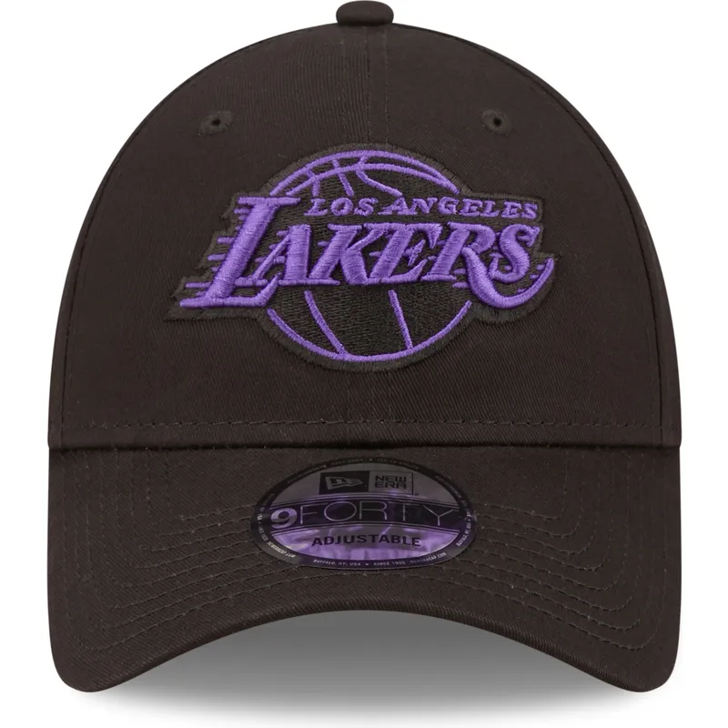 siltovka-zaoblena-cierna-nastavitelny-9forty-neon-outline-los-angeles-lakers-nba-new-era