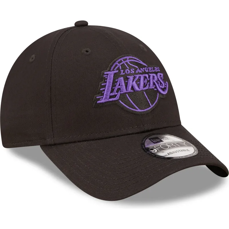 siltovka-zaoblena-cierna-nastavitelny-9forty-neon-outline-los-angeles-lakers-nba-new-era