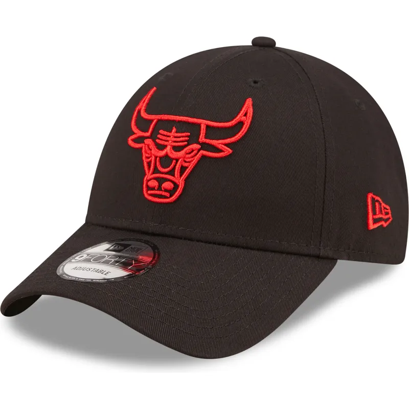 siltovka-zaoblena-cierna-nastavitelny-9forty-neon-outline-chicago-bulls-nba-new-era