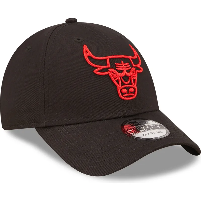siltovka-zaoblena-cierna-nastavitelny-9forty-neon-outline-chicago-bulls-nba-new-era