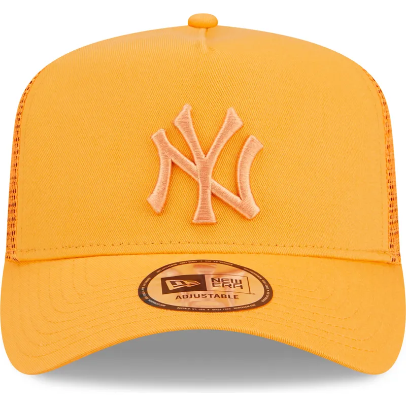 cap-zaoblena-orange-snapback-a-frame-tonal-mesh-new-york-yankees-mlb-new-era
