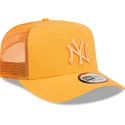 siltovka-zaoblena-oranzova-snapback-a-frame-tonal-mesh-new-york-yankees-mlb-new-era