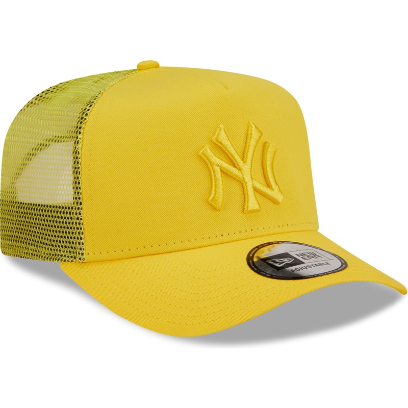 new-era-yellow-logo-a-frame-tonal-mesh-new-york-yankees-mlb-yellow-trucker-hat