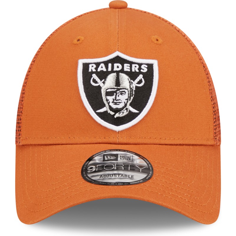 new-era-a-frame-home-field-las-vegas-raiders-nfl-orange-adjustable-trucker-hat