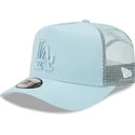 siltovka-zaoblena-modra-snapback-a-frame-tonal-mesh-los-angeles-dodgers-mlb-new-era