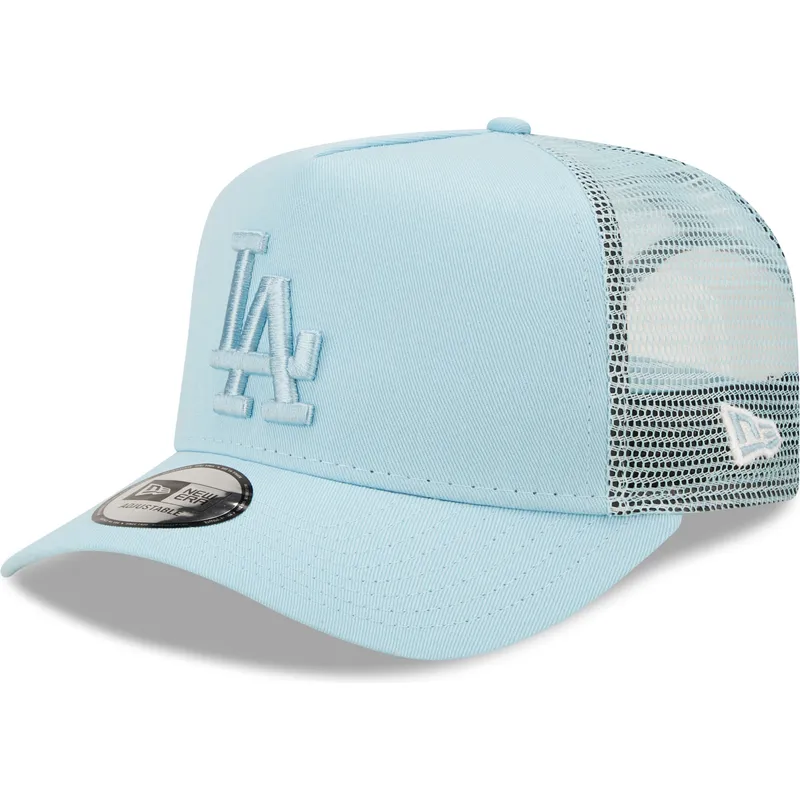 siltovka-zaoblena-modra-snapback-a-frame-tonal-mesh-los-angeles-dodgers-mlb-new-era