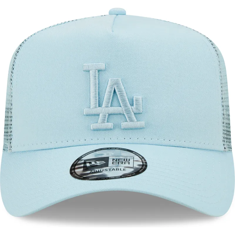 siltovka-zaoblena-modra-snapback-a-frame-tonal-mesh-los-angeles-dodgers-mlb-new-era