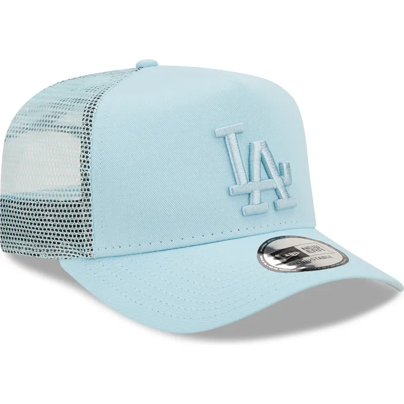 siltovka-zaoblena-modra-snapback-a-frame-tonal-mesh-los-angeles-dodgers-mlb-new-era