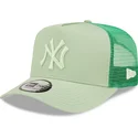 siltovka-zaoblena-zelena-snapback-a-frame-tonal-mesh-new-york-yankees-mlb-new-era