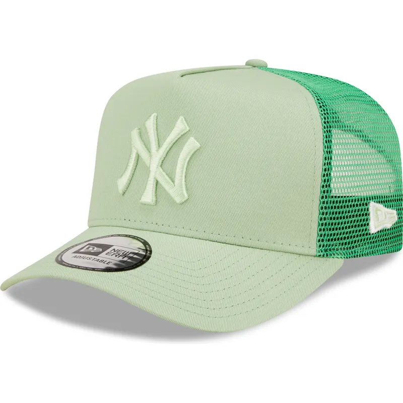 siltovka-zaoblena-zelena-snapback-a-frame-tonal-mesh-new-york-yankees-mlb-new-era