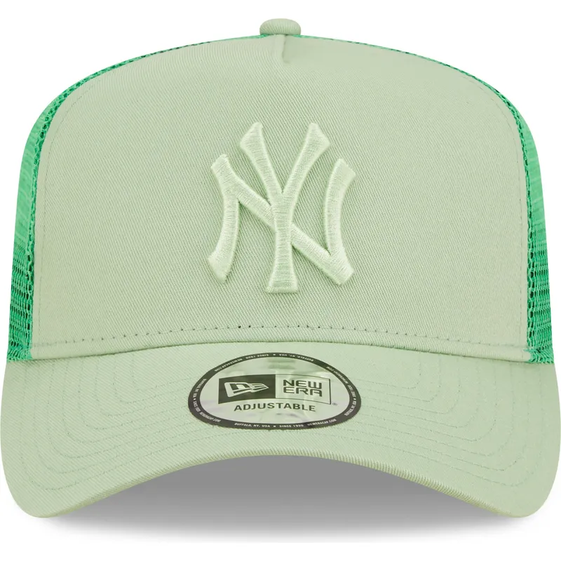 siltovka-zaoblena-zelena-snapback-a-frame-tonal-mesh-new-york-yankees-mlb-new-era