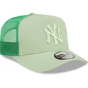 siltovka-zaoblena-zelena-snapback-a-frame-tonal-mesh-new-york-yankees-mlb-new-era