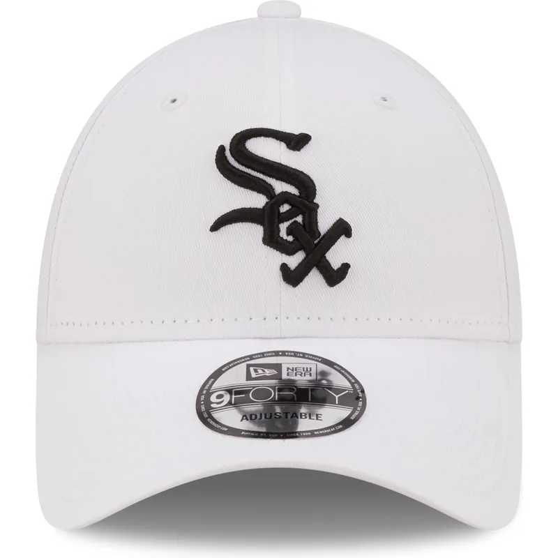 siltovky-zaoblena-biely-nastavitelny-pasik-9forty-league-essential-chicago-white-sox-mlb-new-era