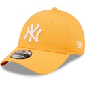 siltovka-zaoblena-oranzova-nastavitelny-9forty-league-essential-new-york-yankees-mlb-new-era
