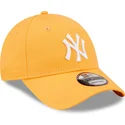 siltovka-zaoblena-oranzova-nastavitelny-9forty-league-essential-new-york-yankees-mlb-new-era