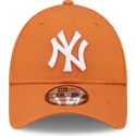 siltovka-zaoblena-oranzova-nastavitelny-9forty-league-essential-new-york-yankees-mlb-new-era