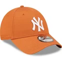 siltovka-zaoblena-oranzova-nastavitelny-9forty-league-essential-new-york-yankees-mlb-new-era