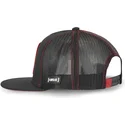 capslab-looney-tunes-coyote-casf-wi3-schwarze-flache-trucker-kappe