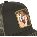 siltovka-zaoblena-hneda-snapback-tasmansky-diabol-looney-tunes-capslab