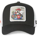 siltovka-zaoblena-cierna-snapback-kart-dri2-bros-mario-super-mario-bros-capslab