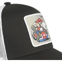 siltovka-zaoblena-cierna-snapback-kart-dri2-bros-mario-super-mario-bros-capslab