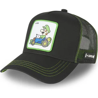 siltovka-zaoblena-cierna-snapback-kart-lui1-bros-luigi-super-mario-bros-capslab
