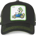 siltovka-zaoblena-cierna-snapback-kart-lui1-bros-luigi-super-mario-bros-capslab