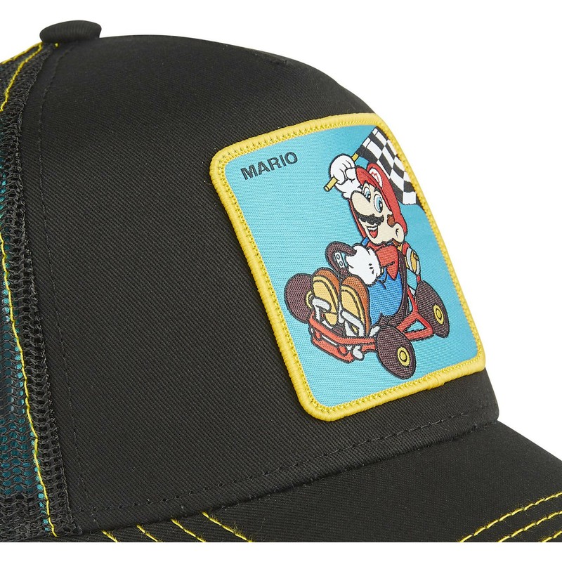 capslab-mario-kart-vic1-super-mario-bros-black-trucker-hat