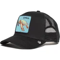 schwarze-trucker-kappe-schildkrote-chill-the-farm-von-goorin-bros