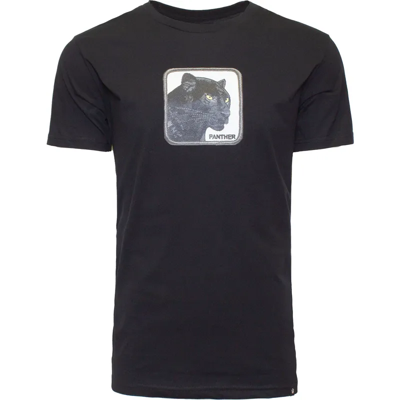 tricka-kratky-rukav-cierna-black-panther-big-cat-the-farm-goorin-bros