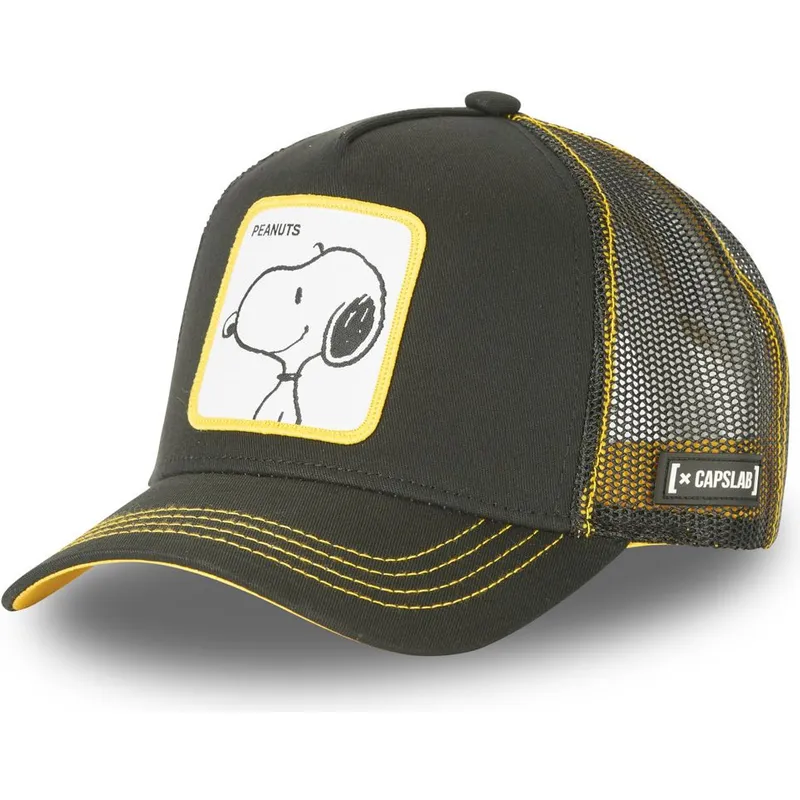 cap-zaoblena-black-snapback-snoopy-peanuts-capslab
