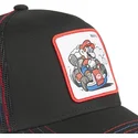 siltovka-zaoblena-cierna-snapback-kart-dri1-bros-mario-super-mario-bros-capslab