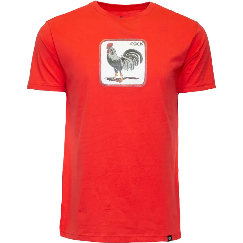 tricka-kratky-rukav-cervena-cock-coop-the-farm-goorin-bros