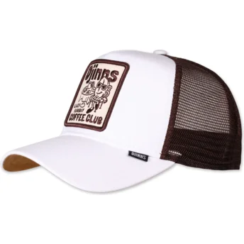 Šiltovky zaoblená kamionista biely snapback Lazy Sunday Coffee Club HFT Djinns